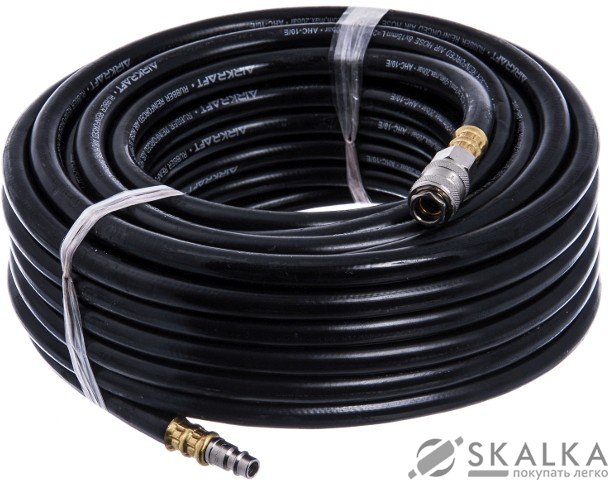 На фото Шланг резиновый воздушный армированный Airkraft 20 атм 8x15 мм 20 м (AHC-10-E)