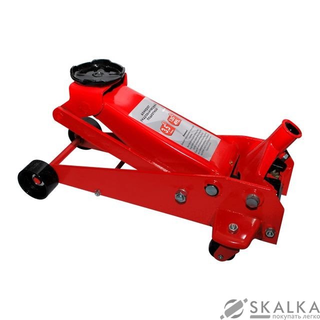 На фото Домкрат гидравлический подкатной Intertool 3.5 т профи (GT0144)