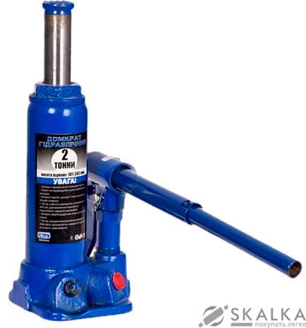 Домкрат гидравлический телескоп Vitol 2 т 181-345 мм 3.2 кг (T90204/ДБ-02006) На фото Домкрат гидравлический телескоп Vitol 2 т 181-345 мм 3.2 кг (T90204/ДБ-02006)