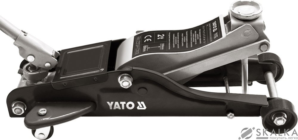 Домкрат гидравлический подкатной Yato 2 т 89 - 359 мм (YT-1720) На фото Домкрат гидравлический подкатной Yato 2 т 89 - 359 мм (YT-1720)