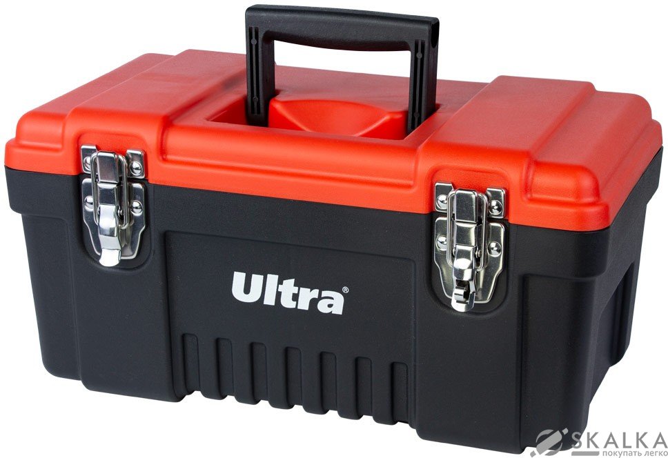 Ящик для инструмента Ultra 405×210×200 мм c металлическими замками (7402212) На фото Ящик для инструмента Ultra 405×210×200 мм c металлическими замками (7402212)