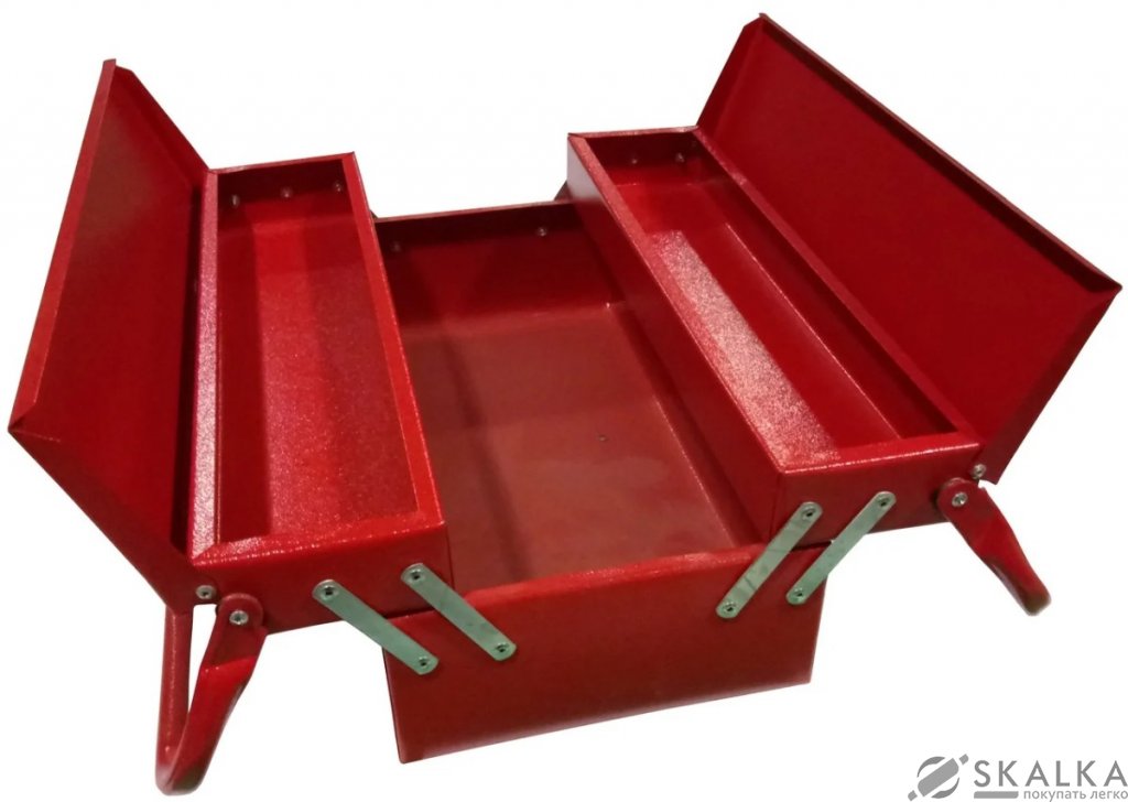 На фото Ящик инструментальный 330 мм 3 отсека Харьков (ЯЩ330-3)