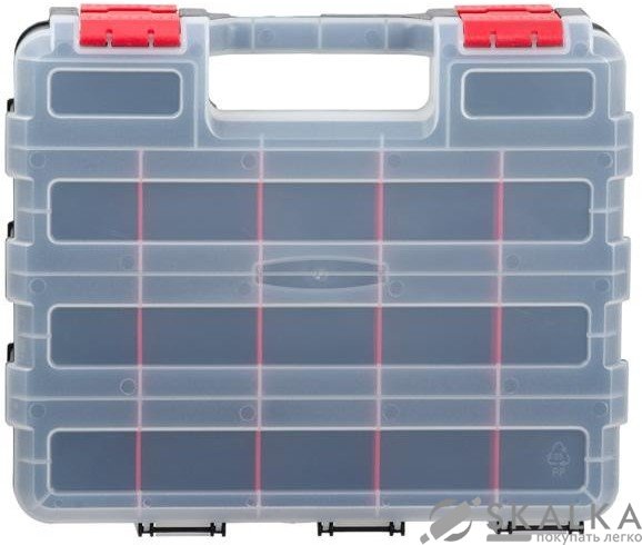 На фото Органайзер двухсторонний Intertool 12.5" 2 в 1 320х270х80 мм (BX-4022)