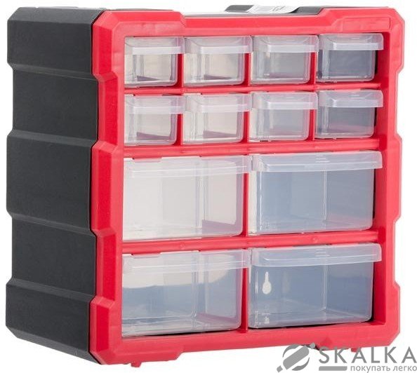 На фото Органайзер Intertool 10.5" 265х260х160 мм 12 ячеек (BX-4024)