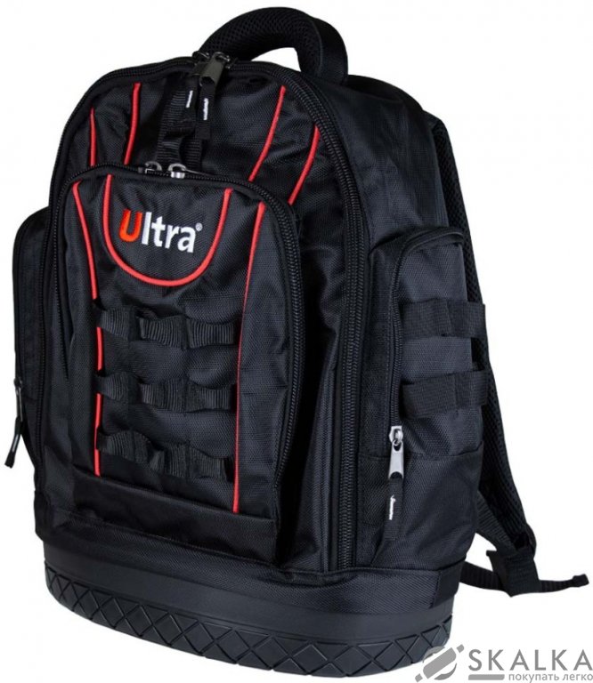 Рюкзак для инструмента Ultra 20 карманов 460×370×160 мм 27 л (7411852) На фото Рюкзак для инструмента Ultra 20 карманов 460×370×160 мм 27 л (7411852)