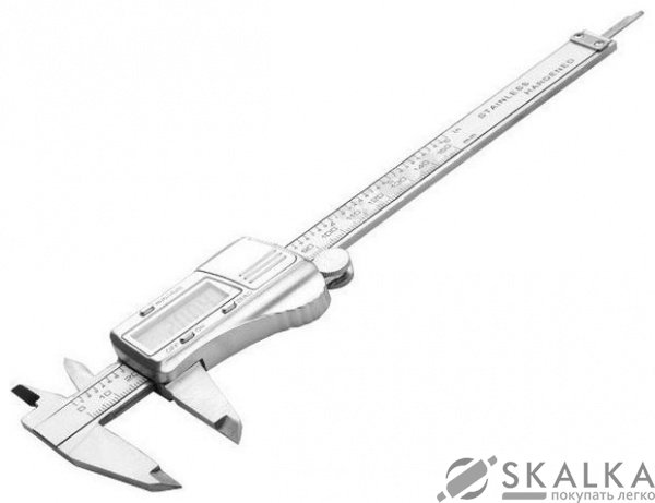 На фото Штангенциркуль Tolsen 150 мм цифровой 0.01 мм ПРОФИ (35053)