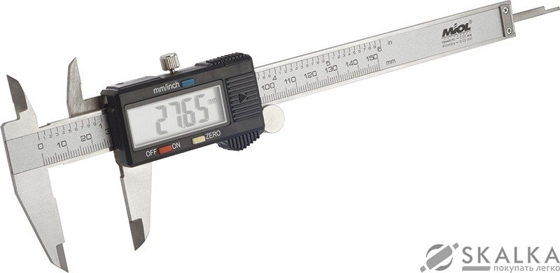 Штангенциркуль электронный Miol 150 мм 0.01 мм (15-240) На фото Штангенциркуль электронный Miol 150 мм 0.01 мм (15-240)