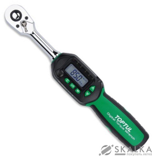 На фото Ключ динамометрический Toptul 4.2-85 Нм (цифровой) 3/8" укороченный (DT-085S3)