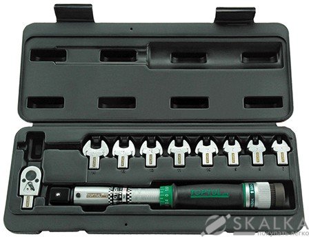 На фото Набор динамометрический Toptul 3/8" 10 едениц 6-30 Нм (GAAI1001)