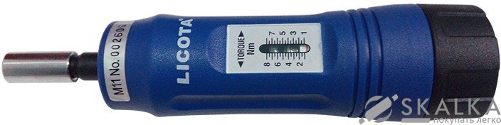 Отвертка динамометрическая Licota 1/4" 1-8 Nm (AWT-30105C) На фото Отвертка динамометрическая Licota 1/4" 1-8 Nm (AWT-30105C)