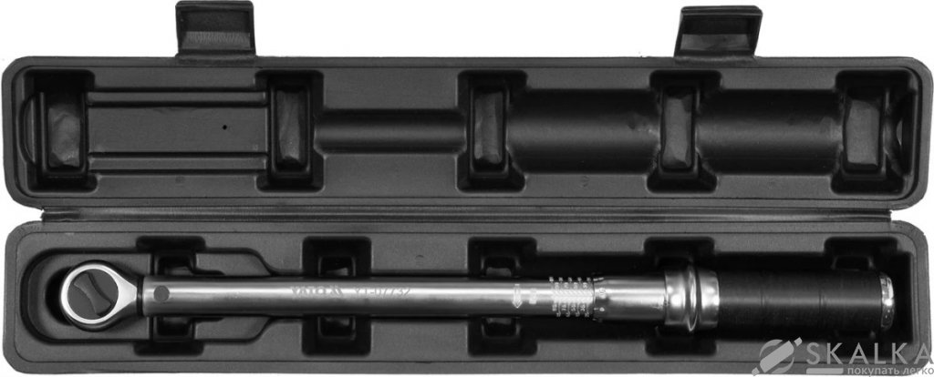 Ключ динамометрический Yato 3/8" 20- 100 Нм 420-440 мм (YT-07732) На фото Ключ динамометрический Yato 3/8" 20- 100 Нм 420-440 мм (YT-07732)