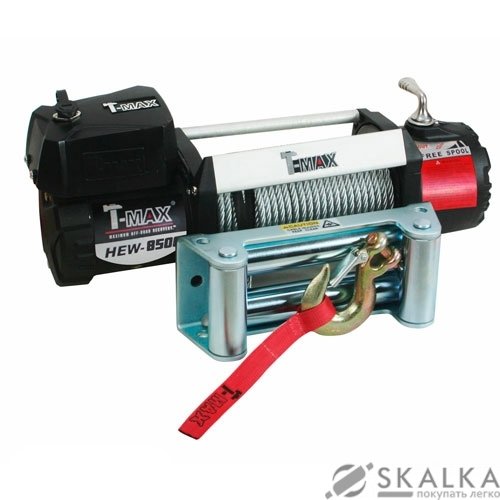На фото Лебедка T-Max HEW- 8500 12V/3.85 т X Power series Waterproof (7321113)