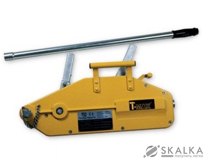 На фото Лебедка T-Max HW-1600 ручная/трос 20м + ручка телескоп 800-1200 мм (6335100)