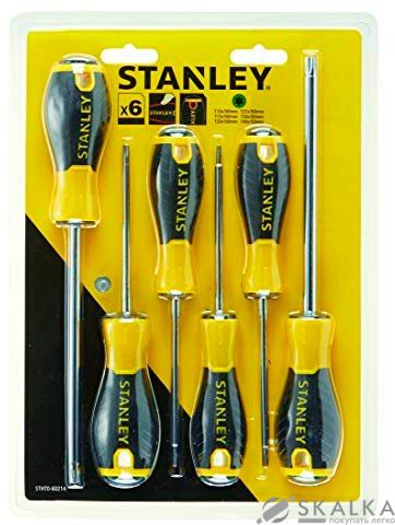 Набор отверток Stanley Essential 6 шт (STHT0-60214) На фото Набор отверток Stanley Essential 6 шт (STHT0-60214)
