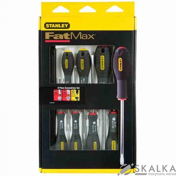 Набор отверток Stanley FatMax: SL, PH, 8 шт (0-65-437) На фото Набор отверток Stanley FatMax: SL, PH, 8 шт (0-65-437)