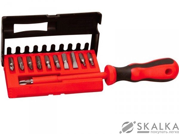 Отвертка диэлектрическая Mastertool с насадками 25 мм 11 шт в кейсе (40-0041) На фото Отвертка диэлектрическая Mastertool с насадками 25 мм 11 шт в кейсе (40-0041)