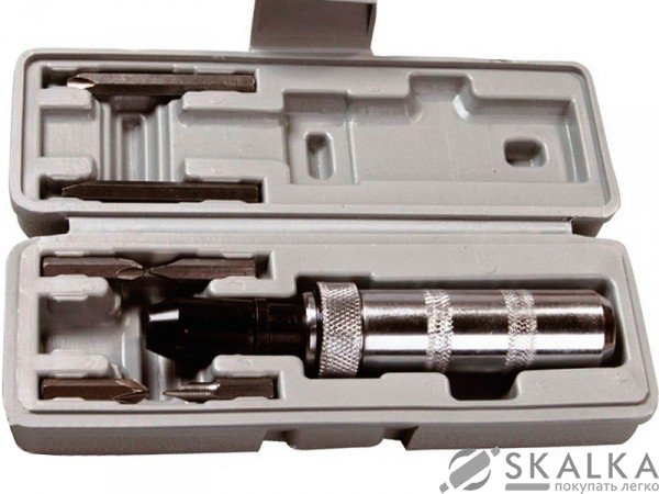 Отвертка ударно-поворотная Mastertool 6 насадок в кейсе (40-0151) На фото Отвертка ударно-поворотная Mastertool 6 насадок в кейсе (40-0151)