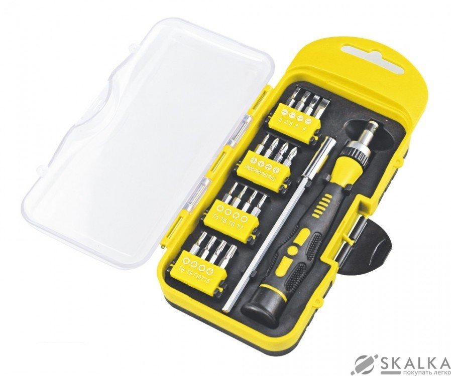 На фото Набор насадок прецизионных Mastertool 18 шт (40-0162)