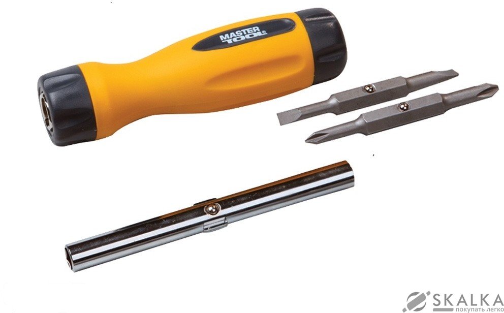 На фото Отвертка 4-В-1 Mastertool (40-0516)
