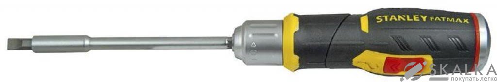 На фото Отвертка реверсивная Stanley FatMax трещотка, пистолетная ручка, 12 шт (FMHT0-62691)