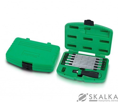 Набор отверток Toptul 20 в 1 PH, PZ, SL, Hex, Torx (GAAI2101) На фото Набор отверток Toptul 20 в 1 PH, PZ, SL, Hex, Torx (GAAI2101)