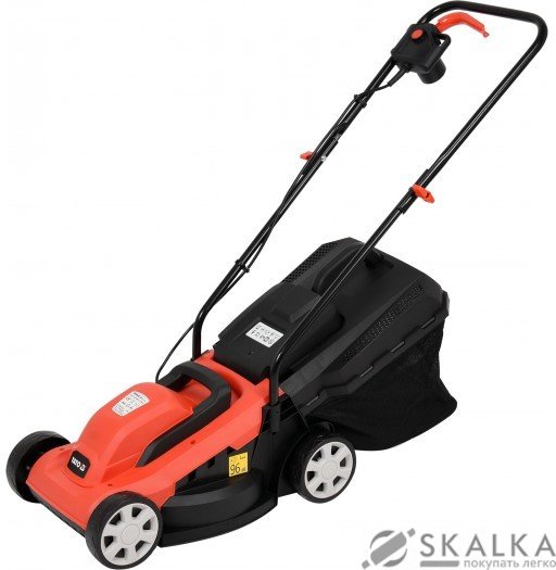 Газонокосилка на 4-х колесах электросетевая Yato 1300 Вт (YT-85200) На фото Газонокосилка на 4-х колесах электросетевая Yato 1300 Вт (YT-85200)