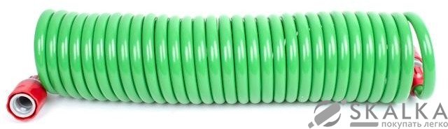 На фото Шланг спиральный Intertool 7.5 м с конекторами (GE-4001)