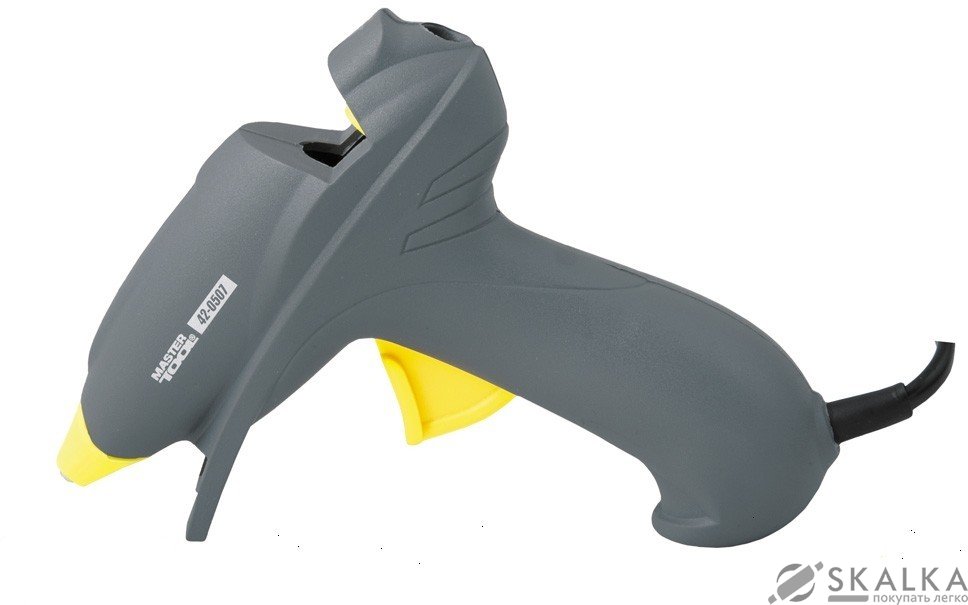 На фото Пистолет клеевой Mastertool 7.2 мм 70 Вт 4.5 г/мин Капля-Стоп (42-0507)