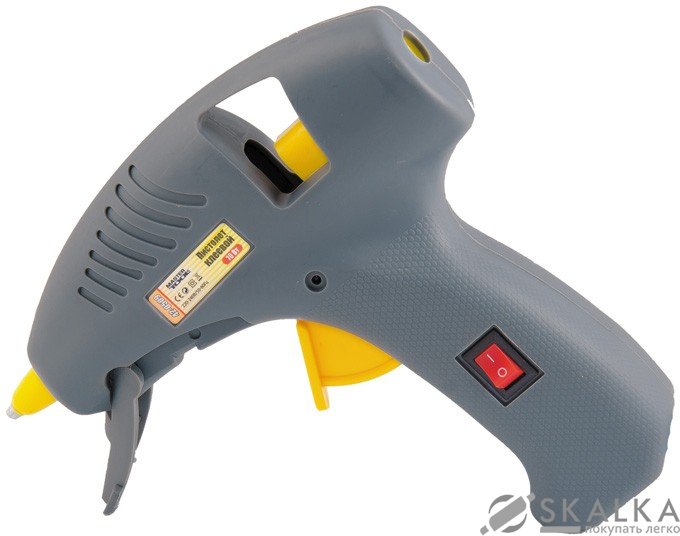 На фото Пистолет клеевой Mastertool 7.2 мм 70 Вт 6-10 г/мин Капля-Стоп с выключателем (42-0509)