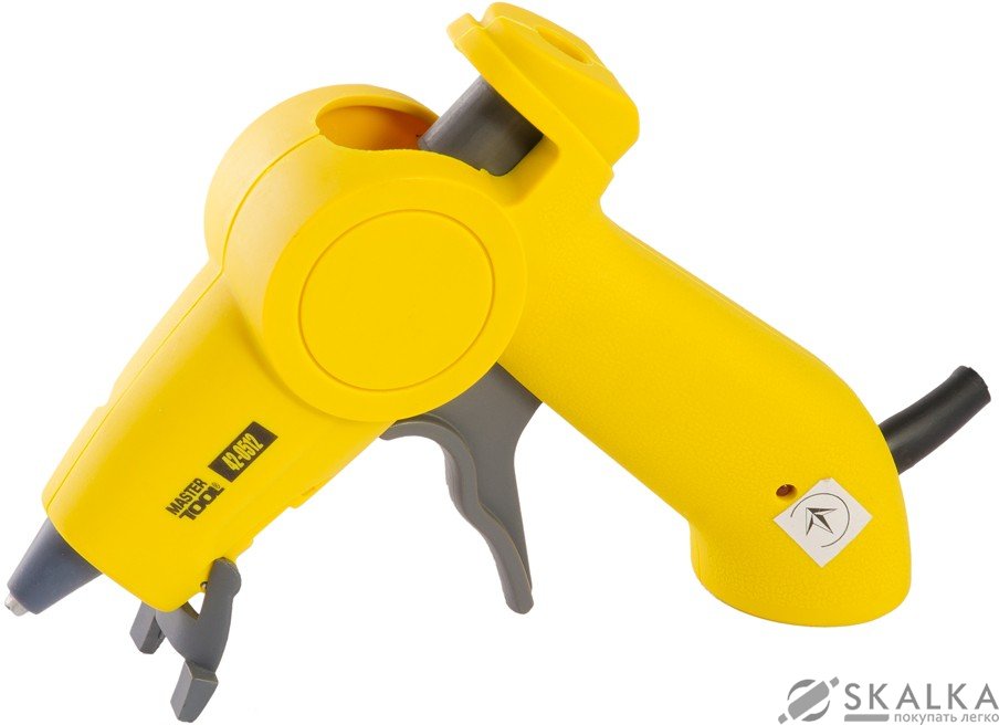 На фото Пистолет клеевой Mastertool 7.2 мм 70 Вт 4.5 г/мин Капля-Стоп с LED-индикатором (42-0512)