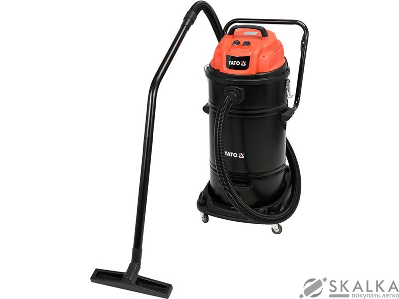 Пылесос промышленный сетевой YATO 2400 Вт, 70 л (YT-85710) На фото Пылесос промышленный сетевой YATO 2400 Вт, 70 л (YT-85710)