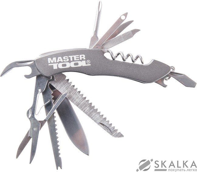 На фото Мультитул Mastertool Швейцарский нож 14 в 1 (79-0125)