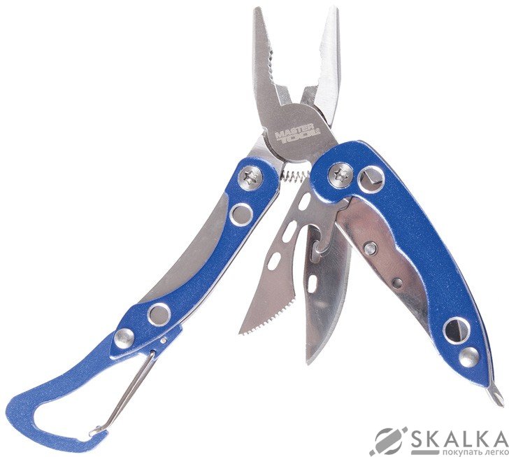 На фото Мультитул Mastertool Плоскогубцы 7 в 1 (79-0325)