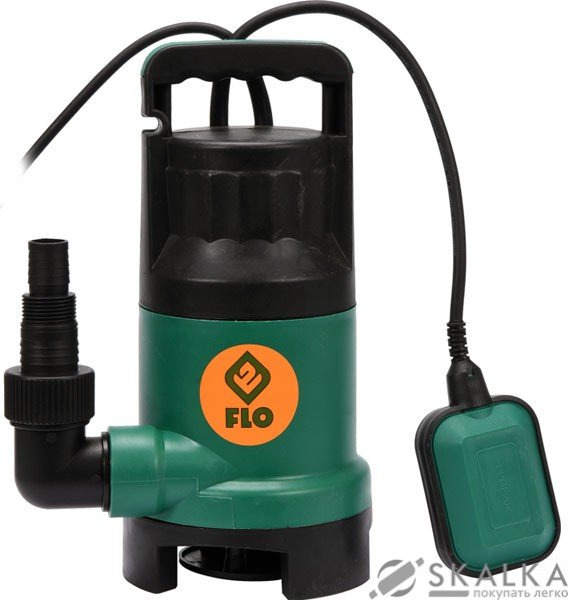 На фото Насос для грязной воды FLO 750Вт, 14000 л/ч, напор 14.5 м (79773)