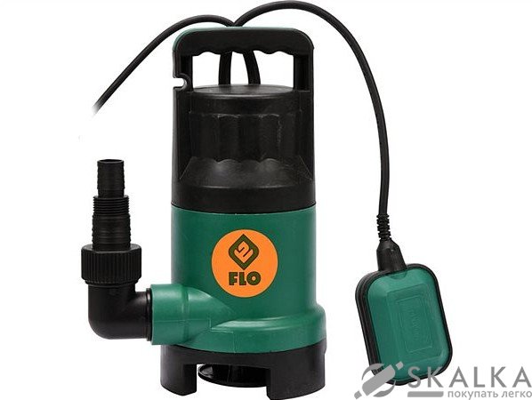 На фото Насос для грязной воды FLO 900Вт, 16000 л/ч, напор 15.5 м (79774)