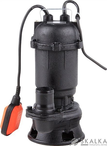 На фото Насос для грязной воды FLO 450Вт, 16000 л/ч, напор 9 м чугунный с измельчителем (79880)