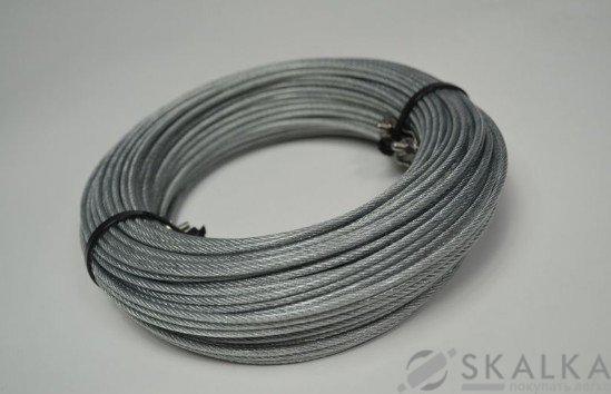 На фото Комплект Насосы+Оборудование (трос и зажимы) для погружного насоса L=45м (2200000056016)