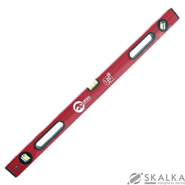 Уровень Intertool 60см, 3 глазка (MT-1106) На фото Уровень Intertool 60см, 3 глазка (MT-1106)