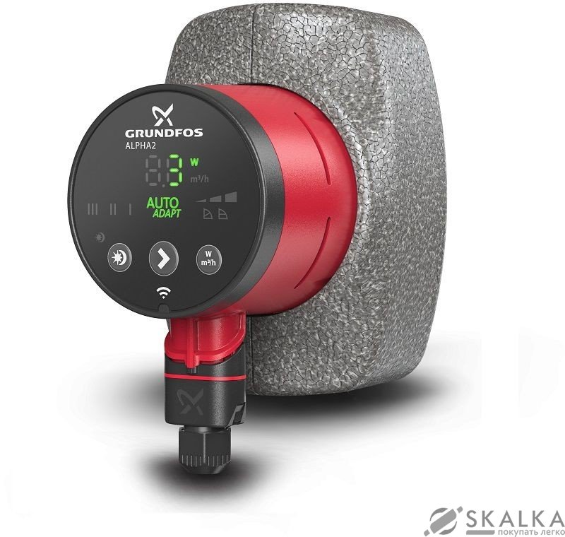 На фото Насос циркуляционный Grundfos ALPHA2 15-60 130 1x230V 50H (99411114)