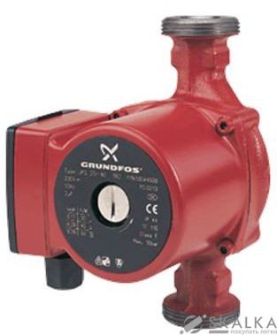На фото Насос циркуляционный Grundfos UPS32-50 180 1x230В (96281435)