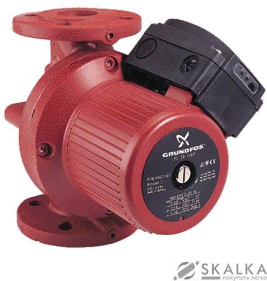 На фото Насос циркуляционный Grundfos UPS40-185 F 1x230-24 (96430299)