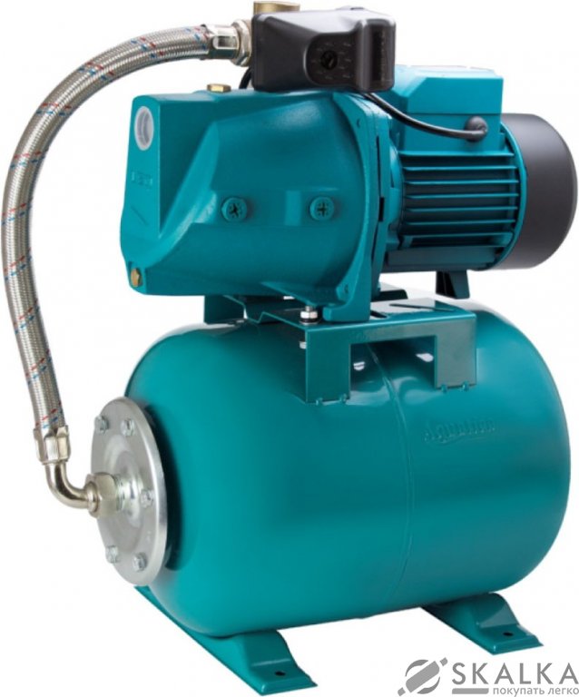 На фото Станция Aquatica/Leo 1.1кВт Hmax 55м Qmax 90л/мин 24л (775325/24)