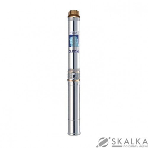 На фото Скважинный центробежный насос Grandfar 3SDm1.8/7 с внешней пусковой коробкой (GF1109)