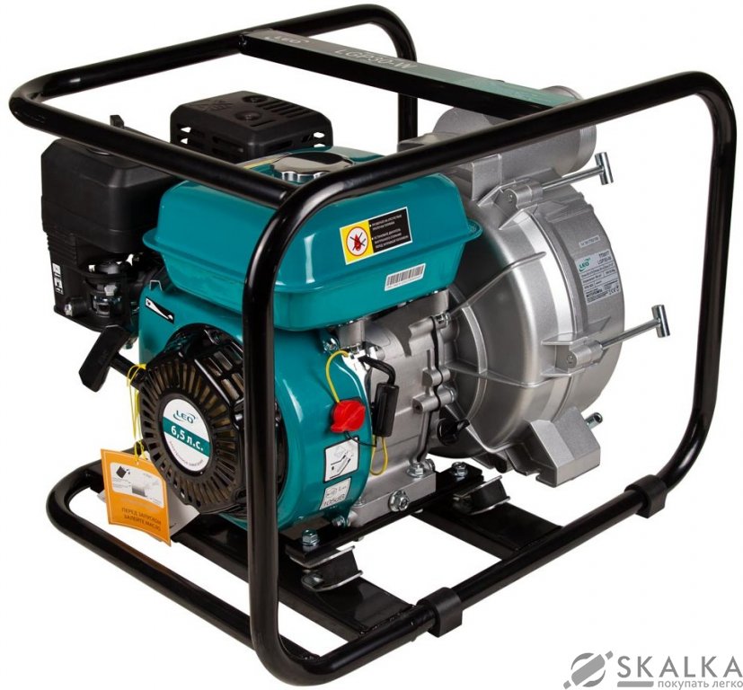 Мотопомпа Leo 6.5л.с. Hmax 29м Qmax 60м³/ч 4 тактная для грязной воды (772517) На фото Мотопомпа Leo 6.5л.с. Hmax 29м Qmax 60м³/ч 4 тактная для грязной воды (772517)