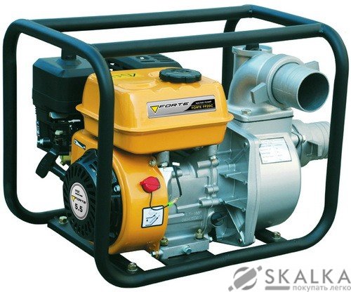 Мотопомпа бензиновая Forte FP20C 36 м3/ч (25211) На фото Мотопомпа бензиновая Forte FP20C 36 м3/ч (25211)