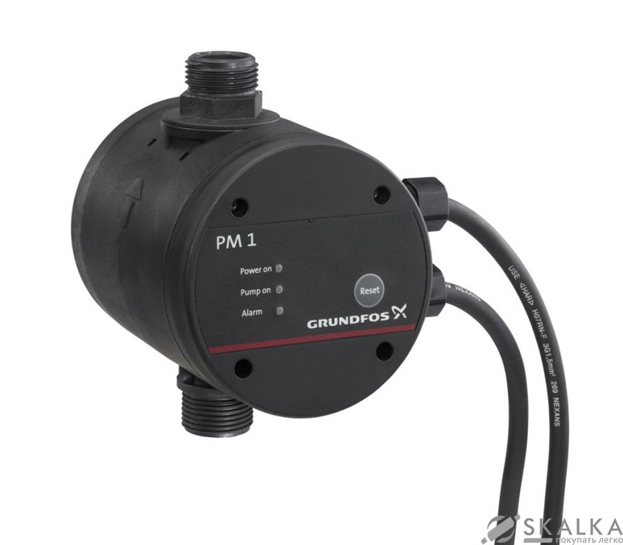 На фото Реле давления Grundfos PM 1 15 1x230V 50/60Hz (96848693)