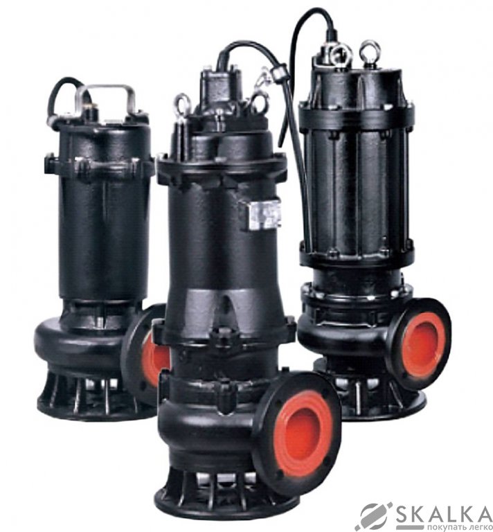 На фото Насос канализационный Leo3.0 380В 5.5кВт Hmax 42м Qmax 867л/мин (7738173)