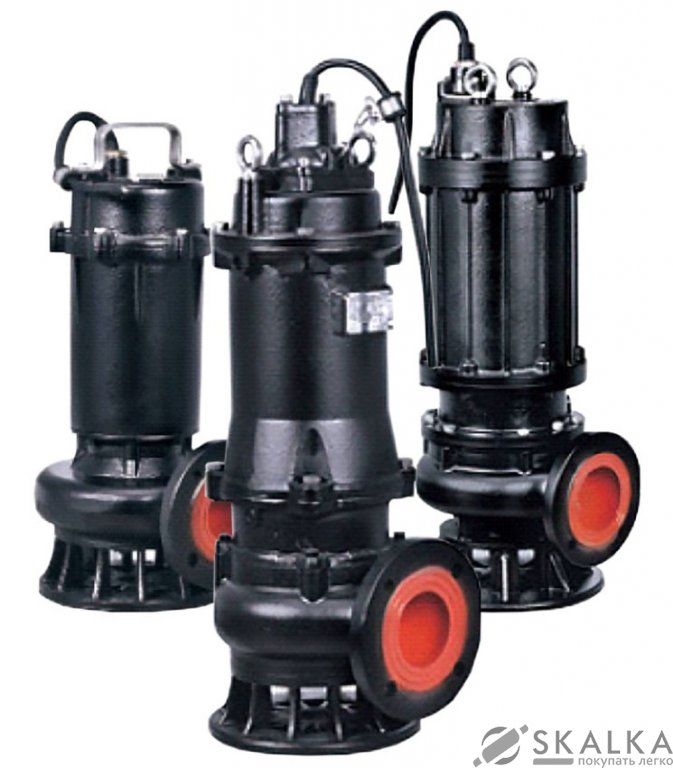 На фото Насос канализационный Leo3.0 380В 5.5кВт Hmax 25м Qmax 1833л/мин (7738673)