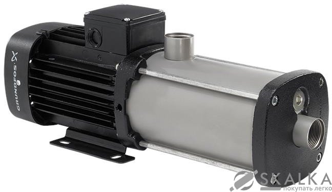 На фото Насос центробежный многоступенчатый Grundfos CM1-10 A-R-I-E-AQQE 0.67 кВт (97644334)