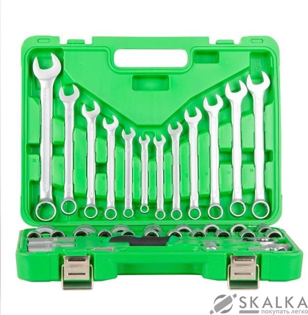 На фото Набор инструментов Intertool 38 едениц 1/2" Cr-V (ET-6038SP)